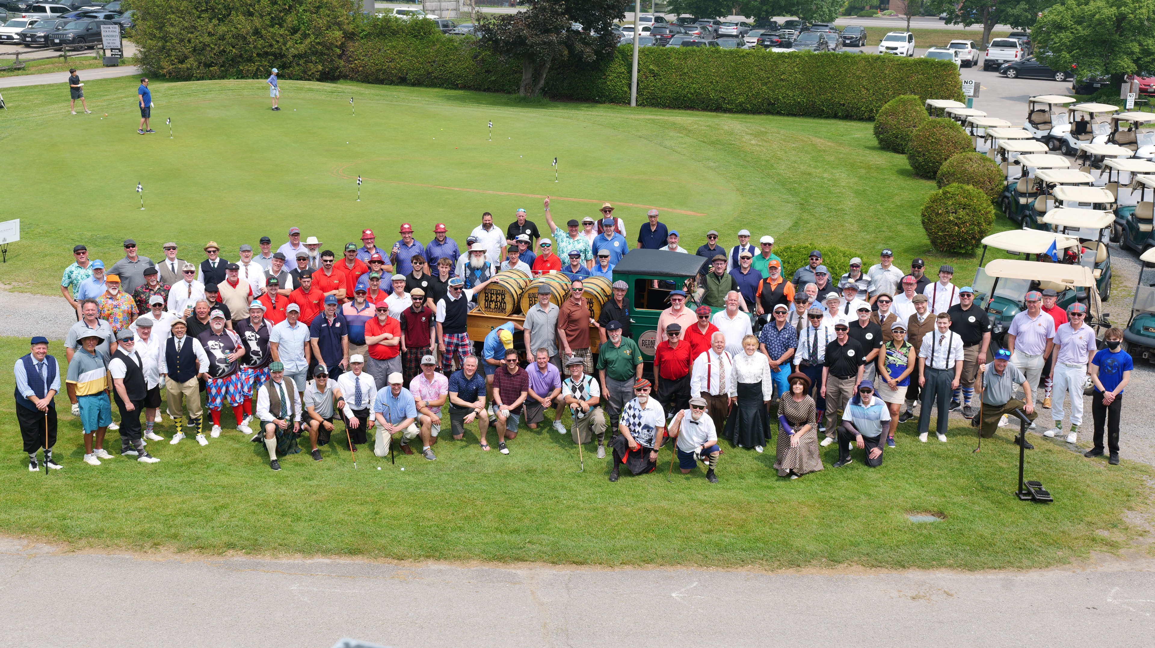 The 2026 Ottawa Hickory Golf Challenge group photo at Manderley on the Green