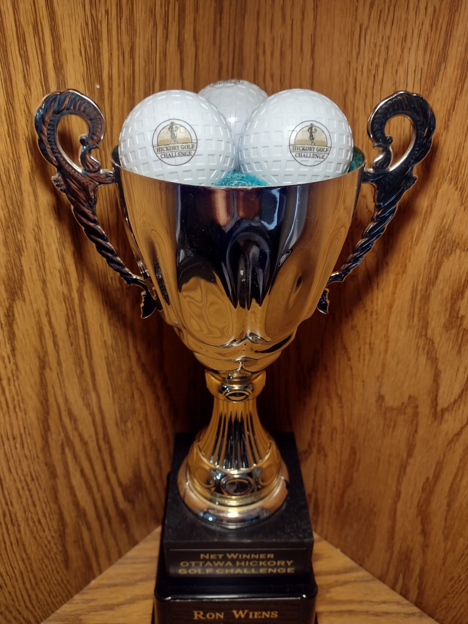 Ottawa Hickory Golf Challenge net winner trophy cup